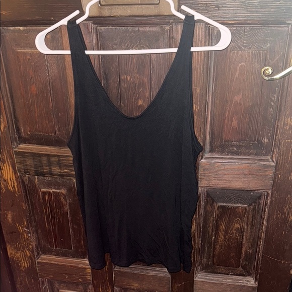 Bundle of 3 Women's Black and Light Blue Athletic Tank Tops - Picture 5 of 6